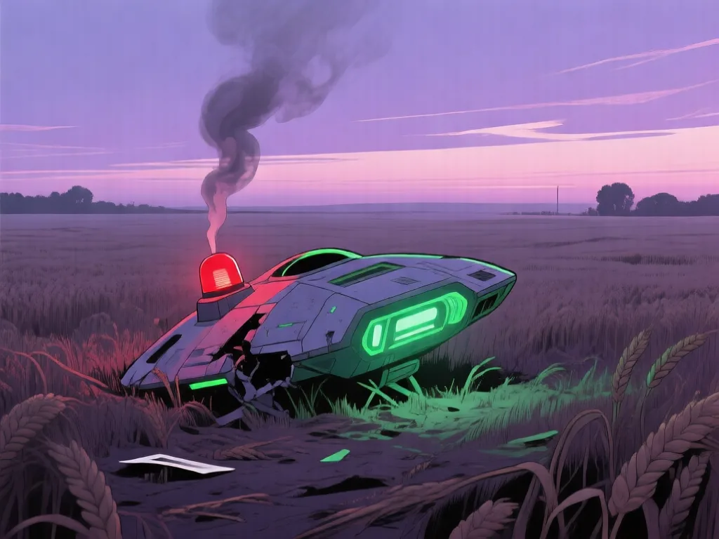 crashed ship