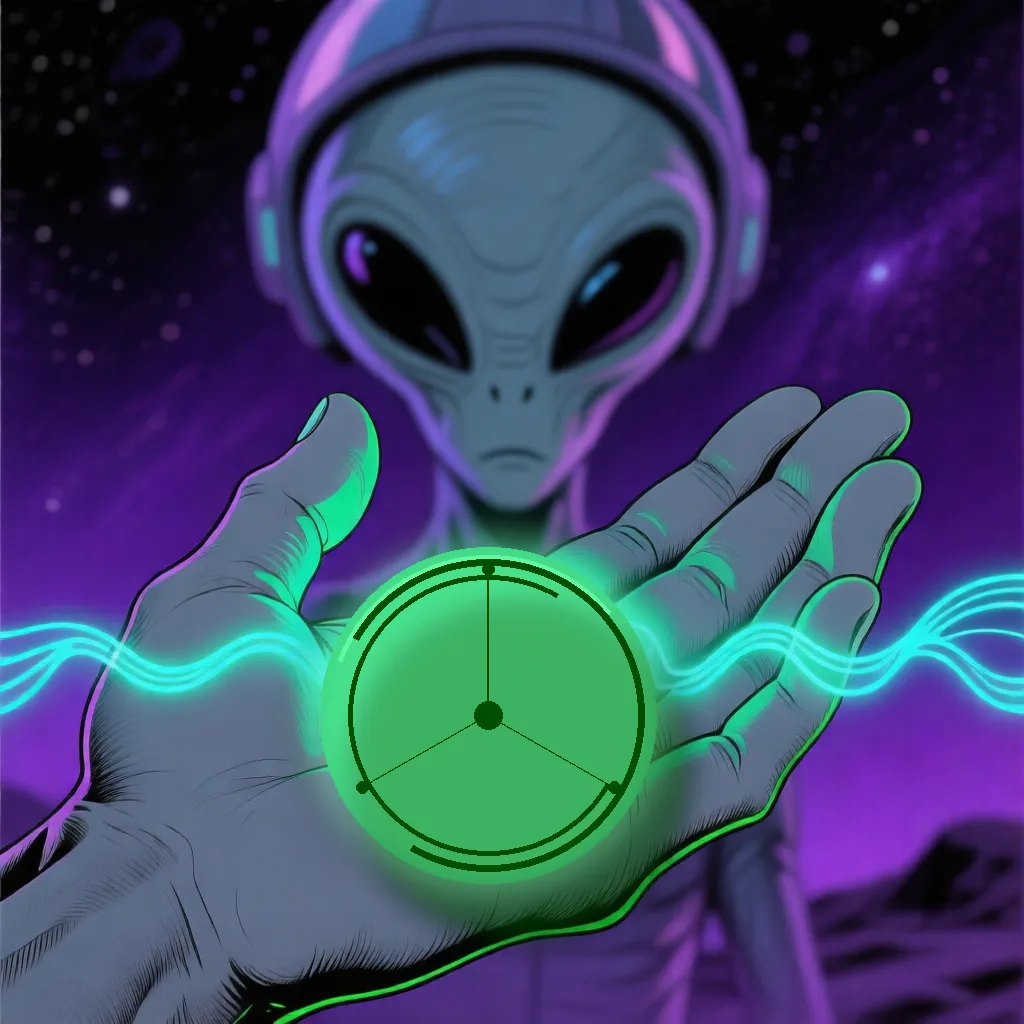 signature token in alien hand